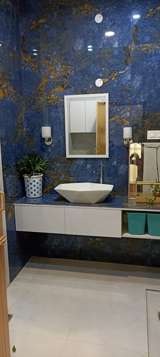 blue bathroom tiles in Coimbatore